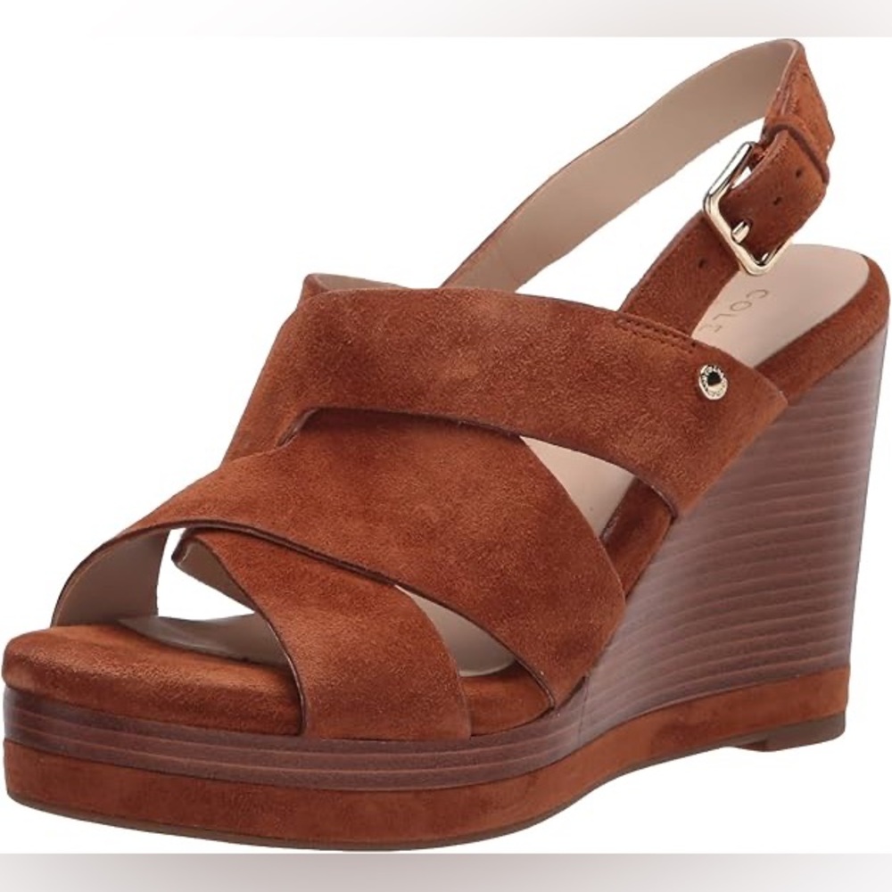 Cole Haan Laci Platform Wedge Sandal womens Heeled Sandal